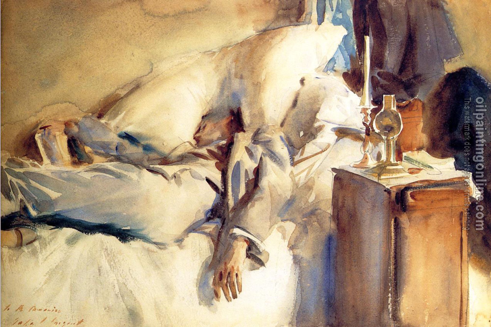Sargent, John Singer - Peter Harrison Asleep